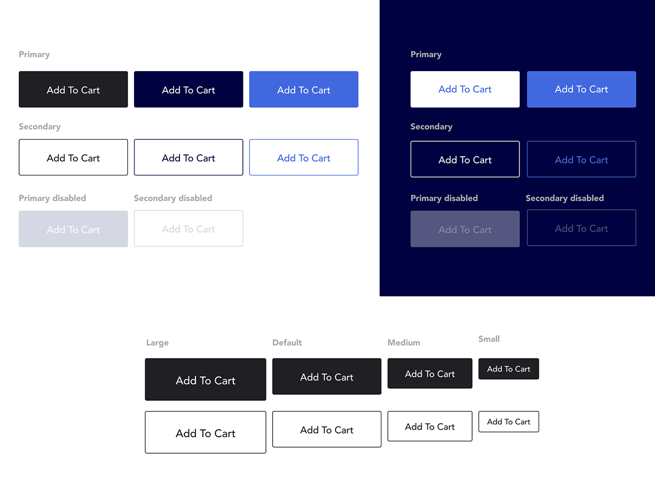 Button design system