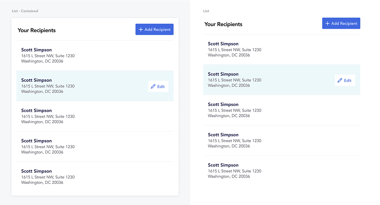 Design system form fields